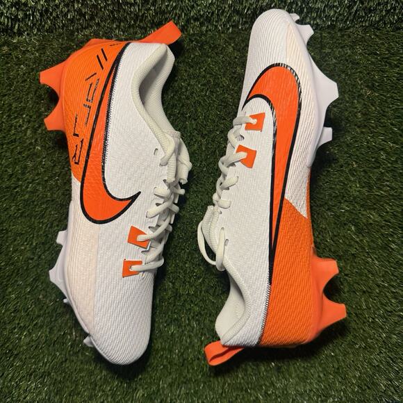 Size 12 - Nike Vapor Edge Speed 360 2 White Orange FQ4045-100 Cleats - Picture 3 of 7